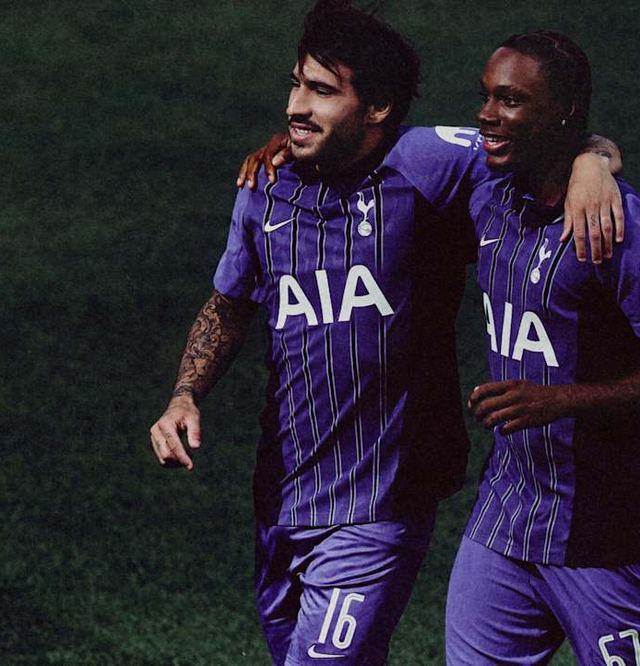 Deux joueurs de Tottenham en maillot third