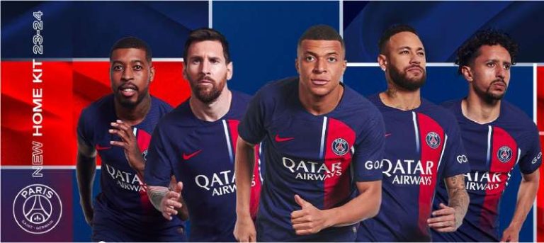 Le maillot domicile du Paris Saint-Germain 2023/24 dévoilé