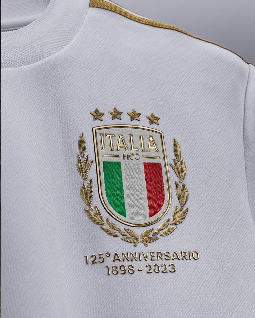 maillot foot italie 125 ans