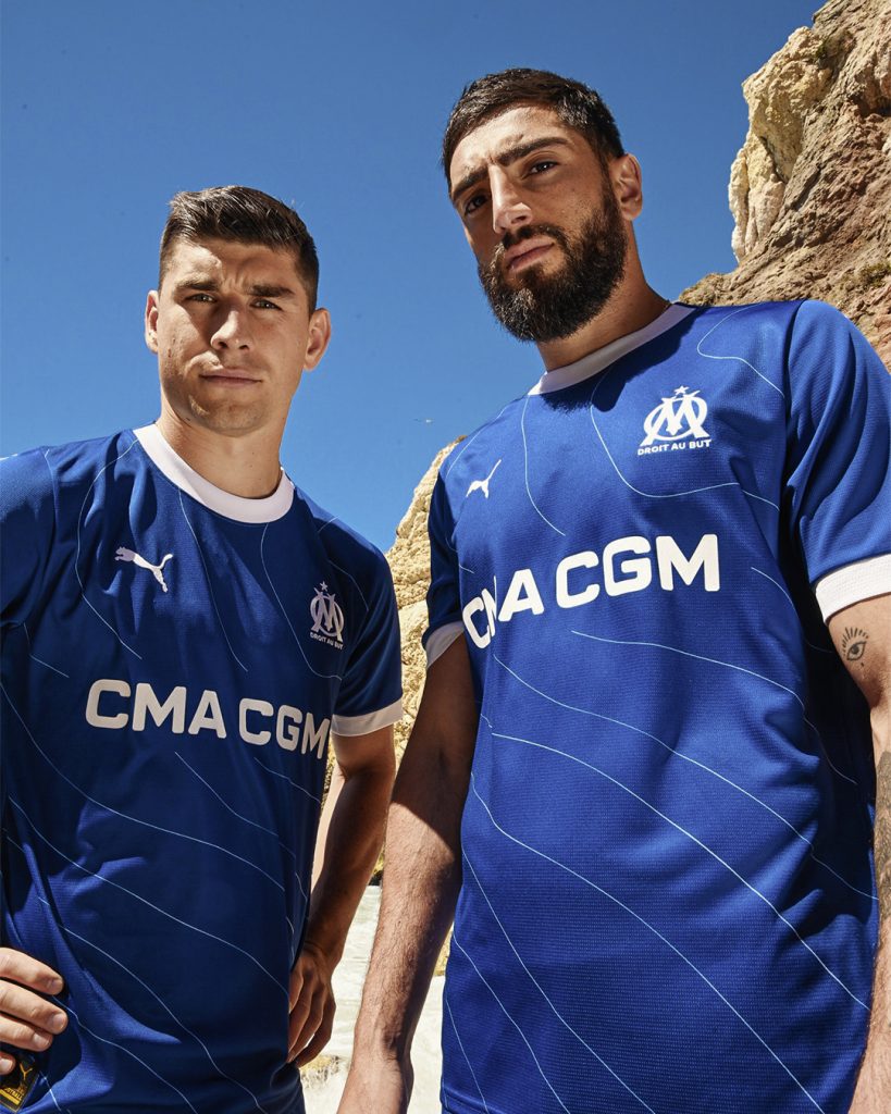 Maillot Extérieur Olympique de Marseille 2023/24 : une inspiration venant de la mer