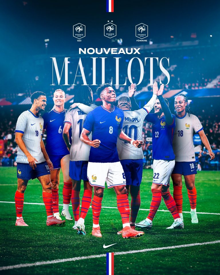 Nouveaux Maillots Équipe de France 2024 : design renouvelé et coq imposant