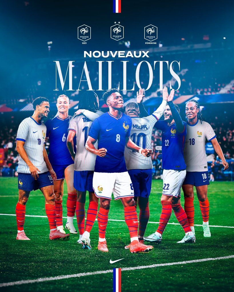 Nouveaux Maillots Équipe de France 2024 : design renouvelé et coq imposant
