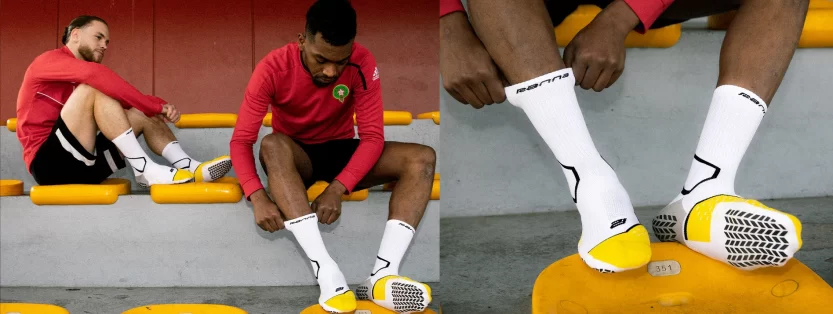 meilleures chaussettes football anti-derapante - grip socks