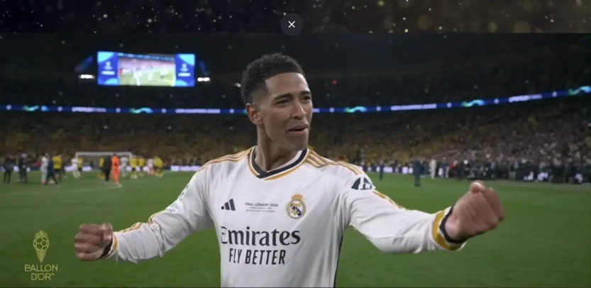 Jude Bellingham nommé ballon or 2024