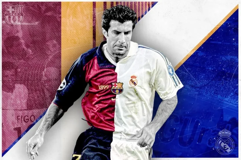 Luis Figo - FC Barcelone à Real Madrid